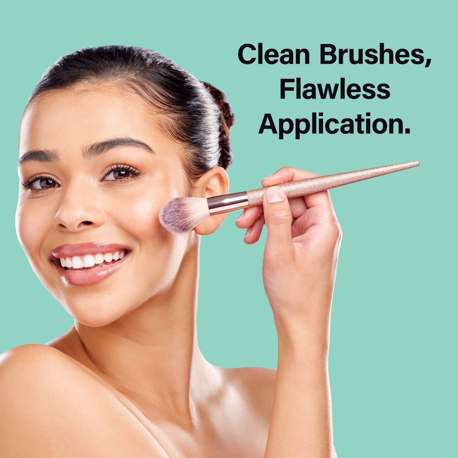 Felix Professional Makeup Brush Cleaner. Clean Brushes, flawless application.